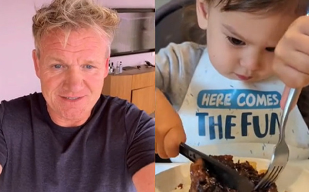 Celebrity Chef Gordon Ramsay Impressed by 2-Year-Old's Gourmet Tastes