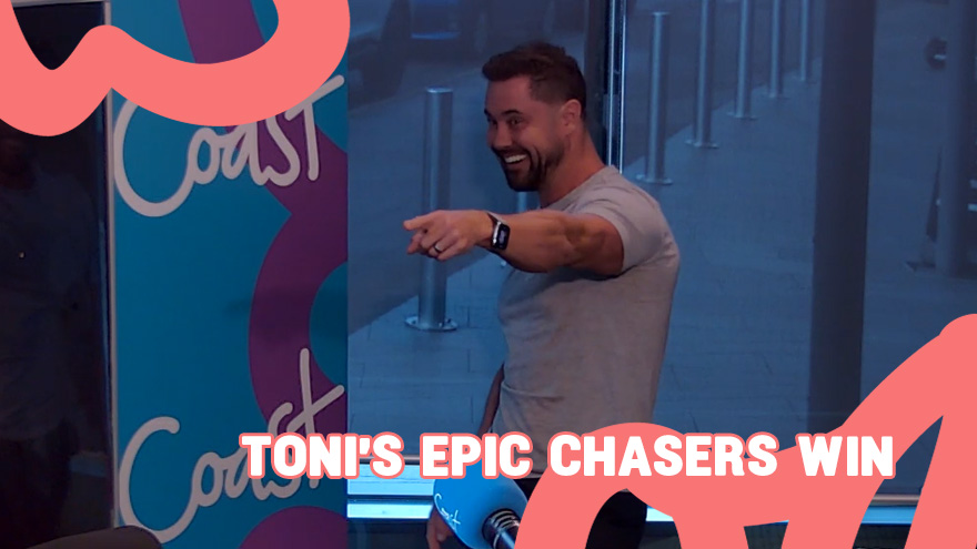 Toni wins The Chasers at the last second