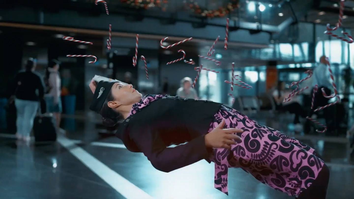 Air New Zealand’s 2023 Christmas advert is not one for nervous flyers