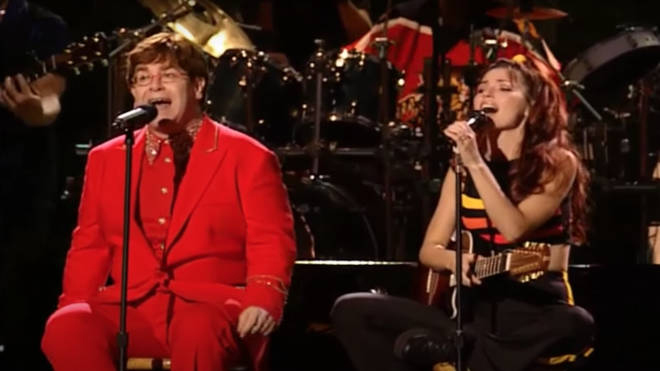 Elton John joined Shania Twain for an incredible one-off duet in 1999 and now she's releasing it as single