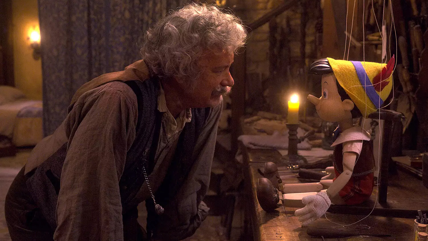 The first official teaser trailer for the live-action remake of Pinocchio starring Tom Hanks has been released!