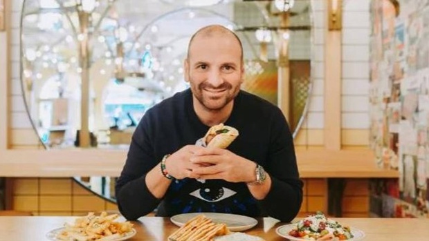 George Calombaris has taken to social media to hit back at a diner who slammed the service and staff at his new restaurant, Hellenic House Project, in Melbourne. Photo / via NZ Herald