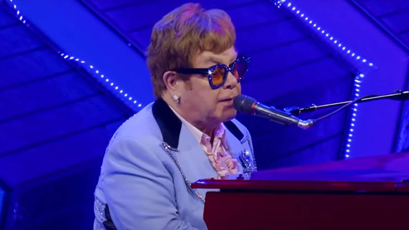 Elton John performs stunning rendition of 'Can You Feel the Love Tonight' to mark 25 years of The Lion King on Broadway