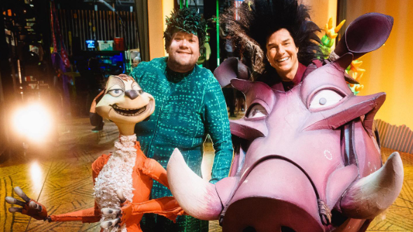 Tom Cruise and James Corden reunite to gatecrash Lion King Musical