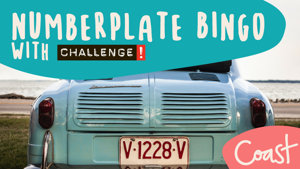 Win a $1,000 Challenge gift card with Numberplate Bingo!