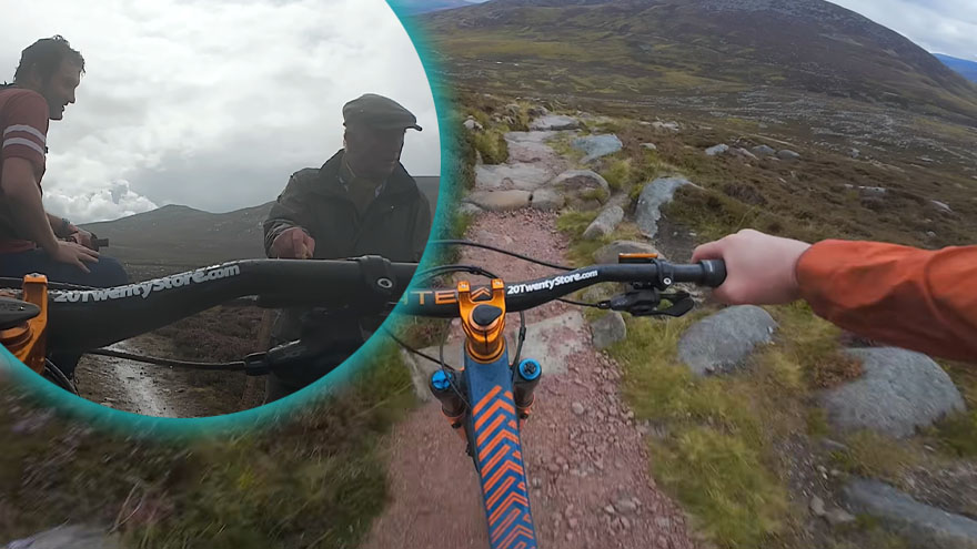 Cyclists bump into King Charles hiking in remote Scottish mountains