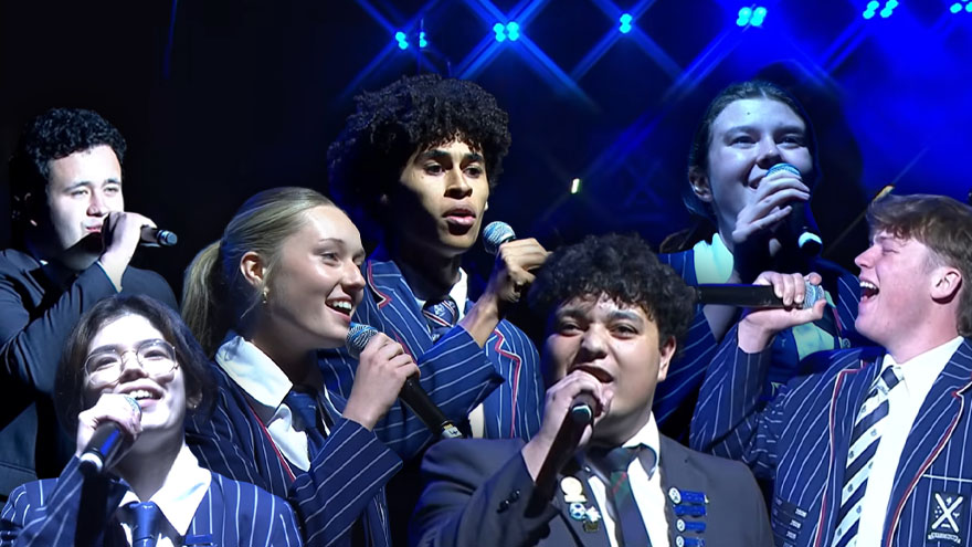 Watch: St Andrew’s College student's medley of classic Kiwi songs