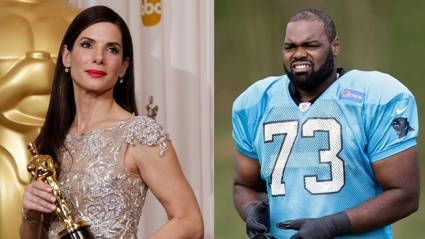 Sandra Bullock, who won an Oscar for her role in The Blind Side, is heartbroken over claims the "true story" that inspired the film may be a lie. Photos / AP