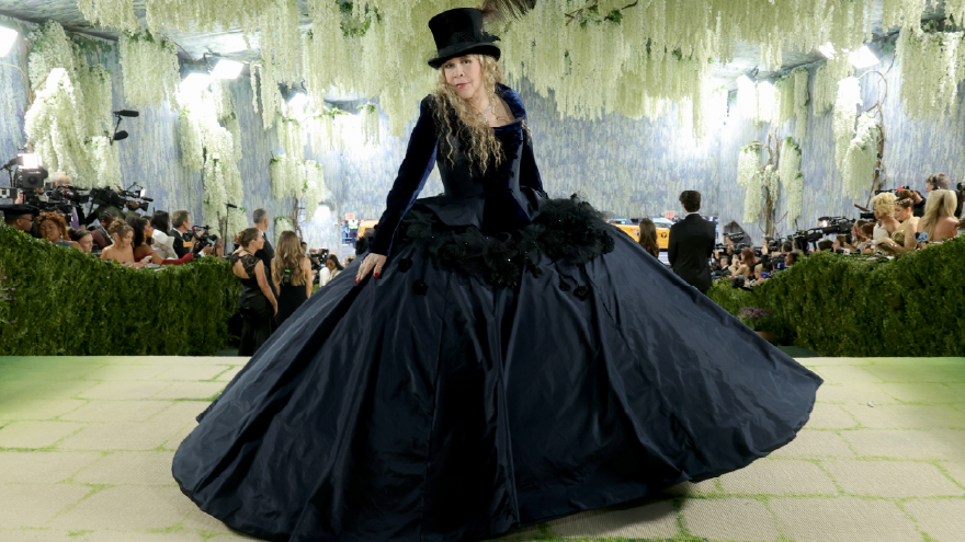 Stevie Nicks makes Met Gala debut