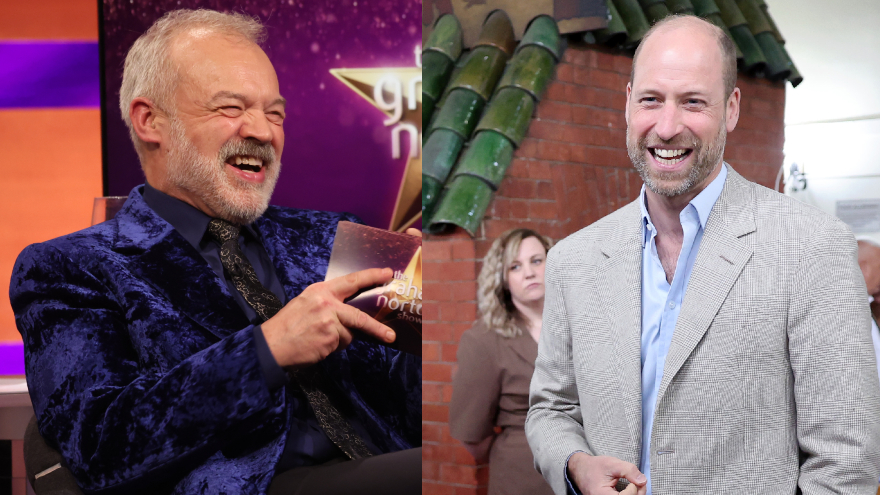 Prince William reveals childhood dreams during surprise Graham Norton Show appearance