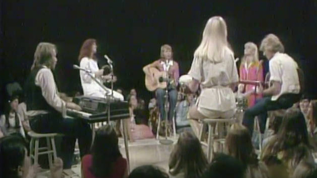 Relive ABBA, Olivia Newton-John and Andy Gibb's incredible "jam session" from 1978