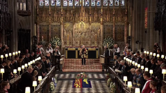 WATCH: Queen Elizabeth II's coffin lowered into vault as she's laid to rest alongside her husband