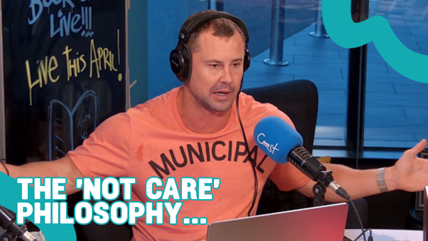 Jase is all about this new 'not care' philosophy...