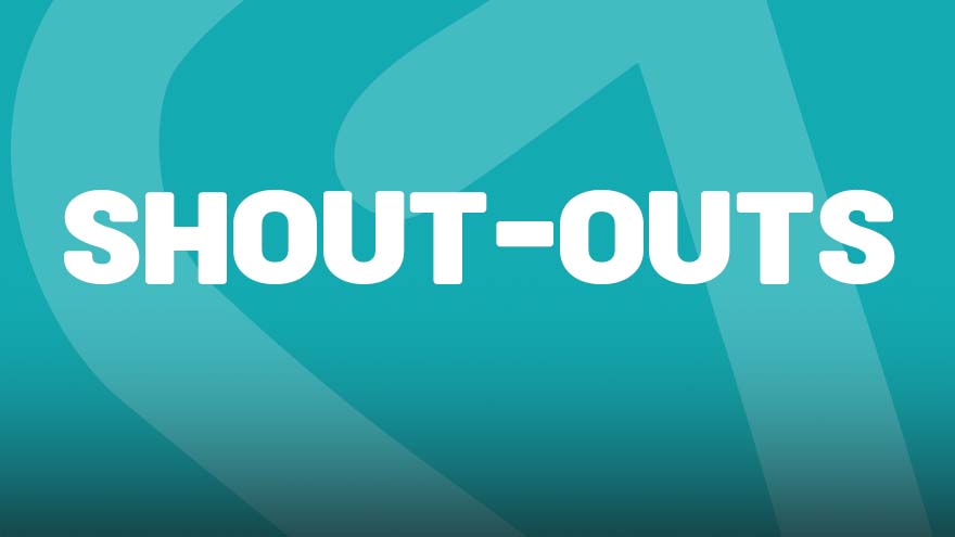 Shout-outs