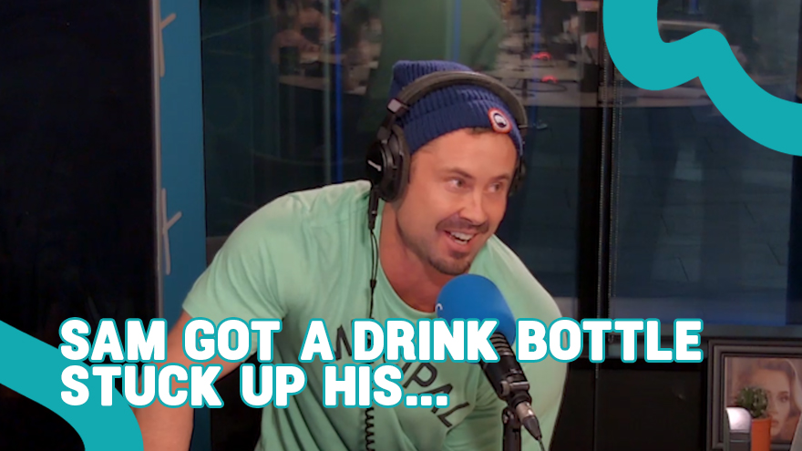 Sam put a WHAT up his butt?!