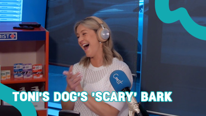 Toni tries barking like her dog after viral “bark off thieves” video