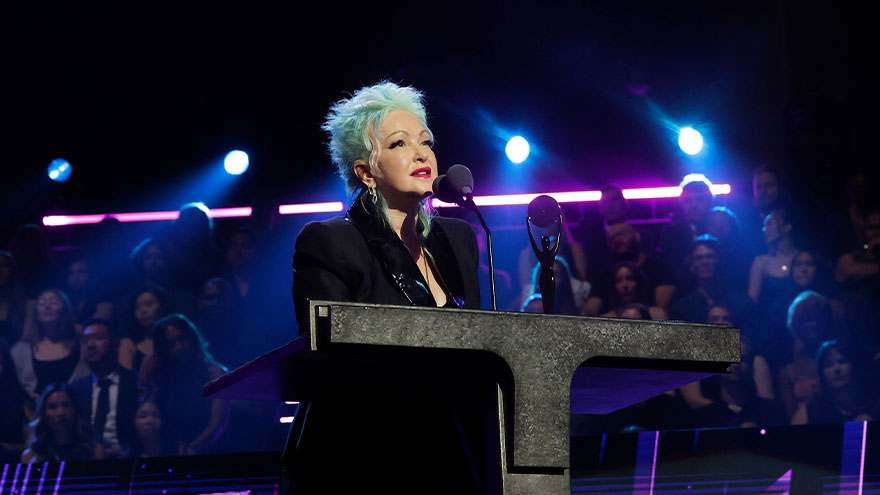 Cyndi Lauper inducted into Rock & Roll Hall of Fame