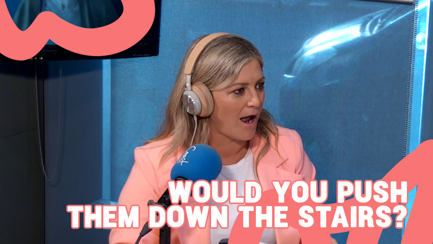 Would you push them down the stairs?