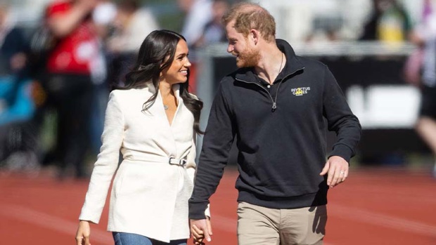 Prince Harry, Duke of Sussex and Meghan, Duchess of Sussex attend the athletics on day two of the Invictus Games in 2022 in The Hague, Netherlands. Photo / Getty Images
