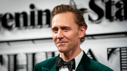 Tom Hiddleston stepped up to deliver the King’s speech in his place. Photo / AP