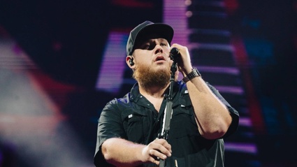 Luke Combs thrilled a packed Spark Arena. Photo / Oli Spencer via NZ Herald