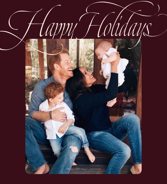 Prince Harry and Meghan Markle release their Christmas photo giving