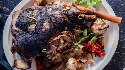 Try this coffee and cream roast lamb recipe