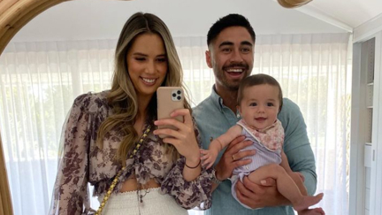 Kiwi sport stars Kayla and Shaun Johnson announce they're expecting their second child