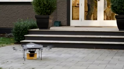 Amazon hopes to offer drone delivery service within five years...