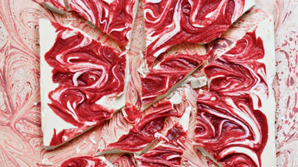 Raspberry Ripple with White Chocolate Slab Recipe
