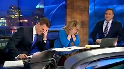 Embarrasing Live TV Moment for Anchorman