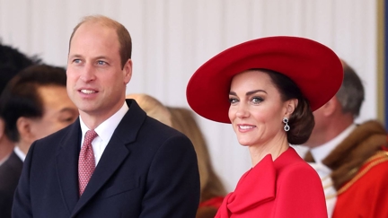 Prince William and Kate Middleton put their hands around each other in rare PDA moment