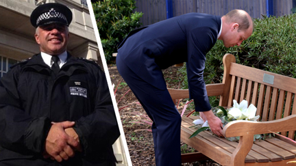 Prince William pays special tribute to fallen Kiwi cop Matt Ratana