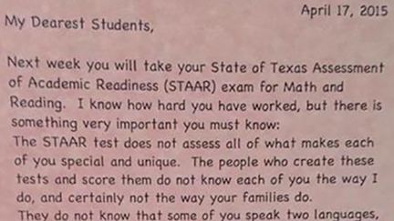 Heartwarming Letter From A Teacher To Her Students