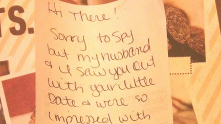 Single Dad Gets Unexpected Note From Strangers