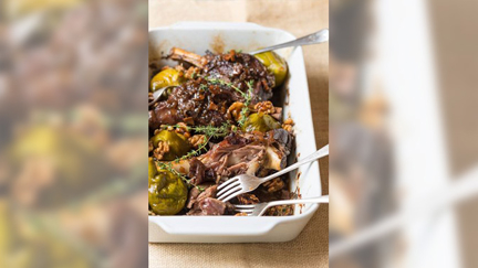 Allyson Gofton - Pulled Lamb Shanks with Figs and Walnuts