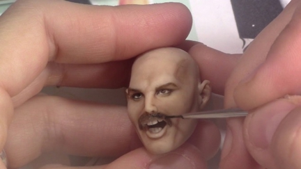 Sculpting Freddie Mercury