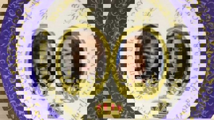 Ed appears on royal plate