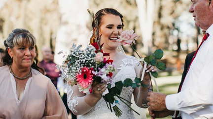 Bride's D.I.Y bouquet