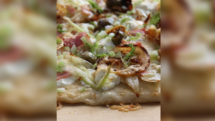 Allyson Gofton - Buffalo Mozzarella Cheese and Fennel Pizza