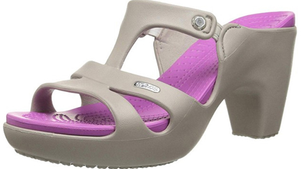 High heeled crocs are a thing - and they're flying of the shelf