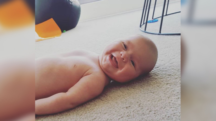 Lachie's adorable snap