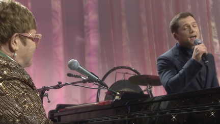 Taron and Elton's duet