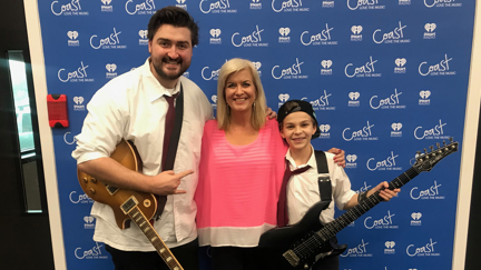 The stars from Andrew Lloyd Webber's School of Rock musical perform LIVE in the Coast studio!