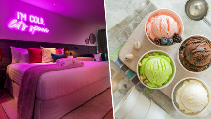 This New Zealand hotel room comes with unlimited ice cream!