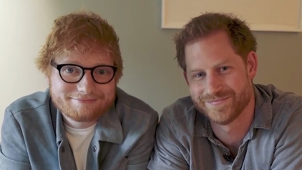 Prince Harry and Ed Sheeran's hilarious World Mental Health Day video