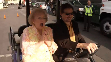 Happy 98th birthday Betty White! Watch as she receives a surprise birthday flash mob dance