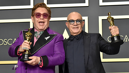 Elton John dedicates his Oscar win to Bernie Taupin with heartfelt acceptance speech