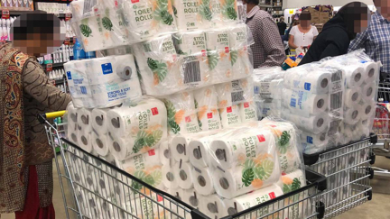 Heartbreaking photo of an elderly shopper "in tears" highlights the impact of panic buying