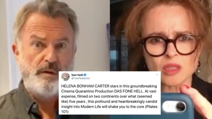 WATCH: Sam Neill and Helena Bonham Carter star in a Hilarious Video